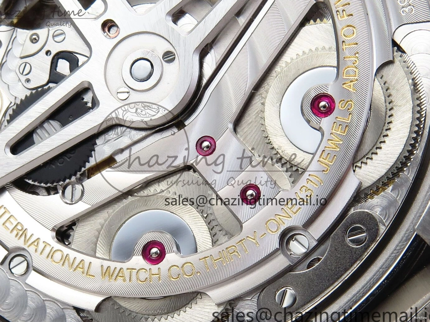 MIROTIME 0306 FashionForward Portugieser Auto IWC0562D APSF 1:1 Best Edition Light Blue Dial on SS Bracelet A 6994